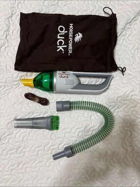 Horsepower Duck NWOT handheld Rechargeable Portable Vacuum HEPA Filter w/ Access